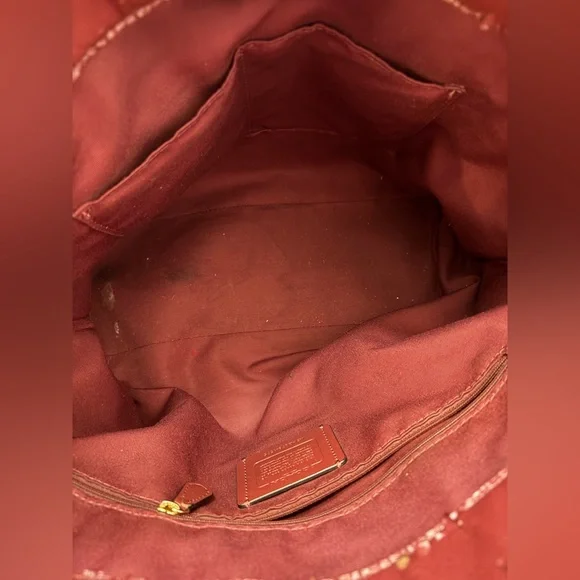 SOLD OUT
Black and Tan Leather Tote Bag - Picture 8 of 11